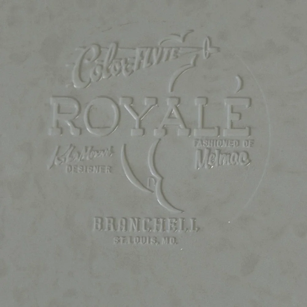 Lot of 2 Vintage Branchell ColorFlyte‎ Royale Melmac Ware 6